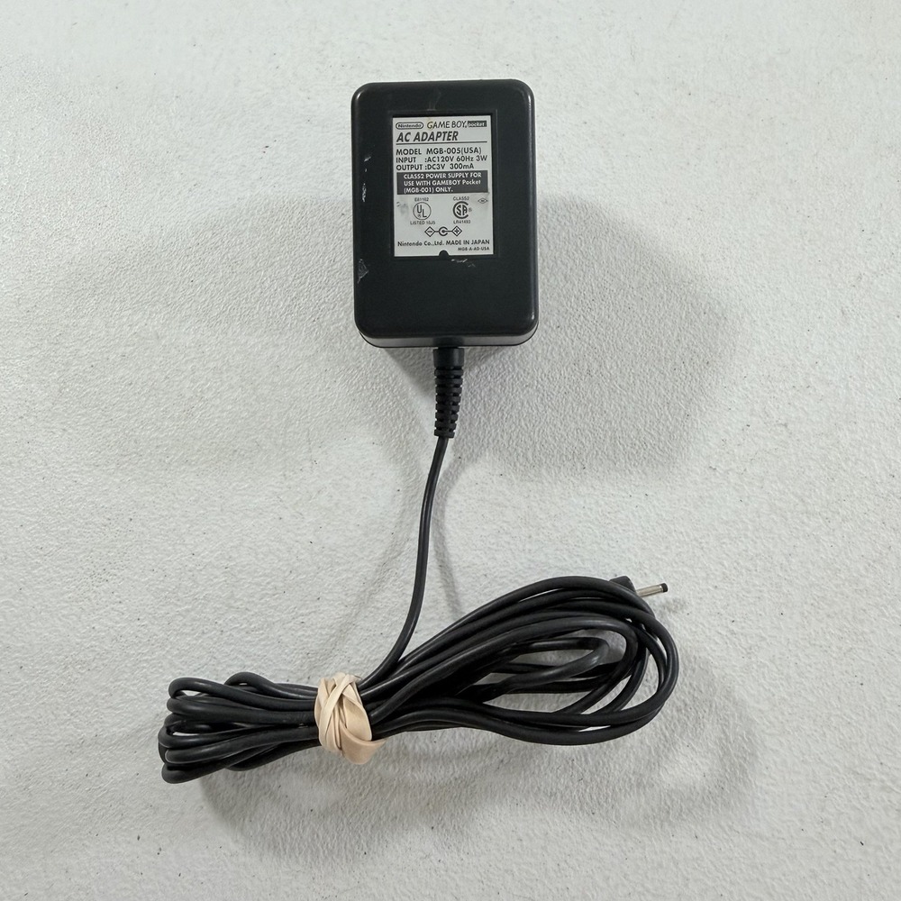 OEM Official Nintendo Game Boy Pocket AC Power Adapter MGB-005